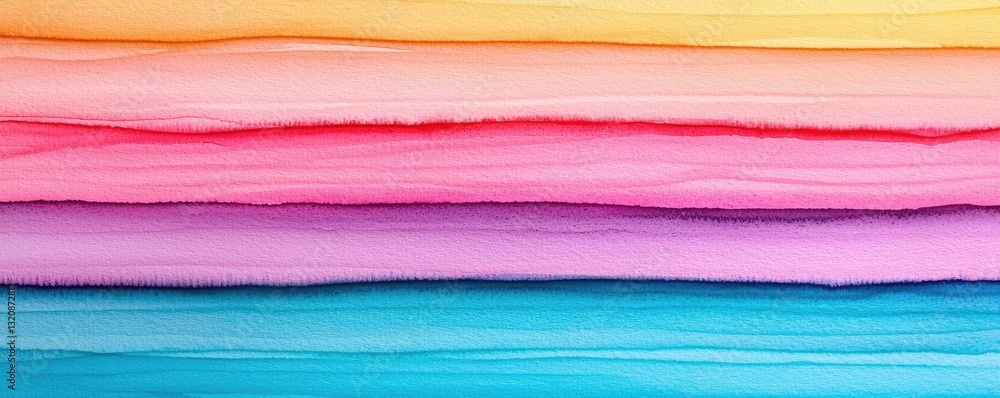 Poster digital watercolor painting abstract background idea. colorful layers of fabric showcasing a range o