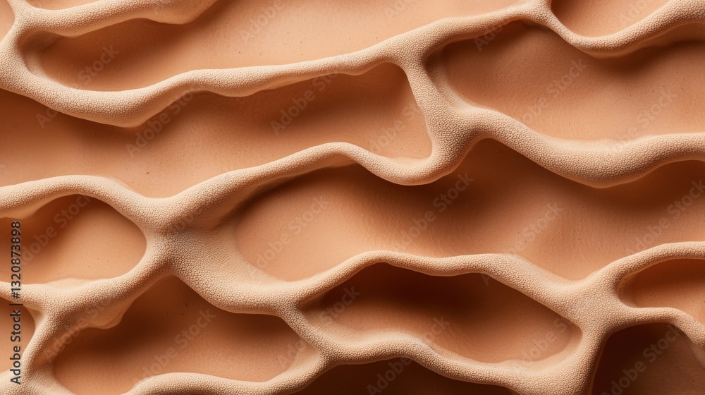 Aufkleber material science biomaterials concept. textured abstract surface resembling flowing sand patterns.
