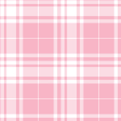Fototapeta premium Warm White Seamless Checks with Deep Soft Pink accents Background