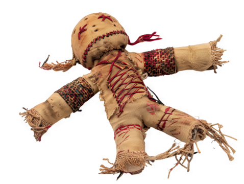 Creepy Voodoo Doll: A Macabre Masterpiece of Handmade Horror