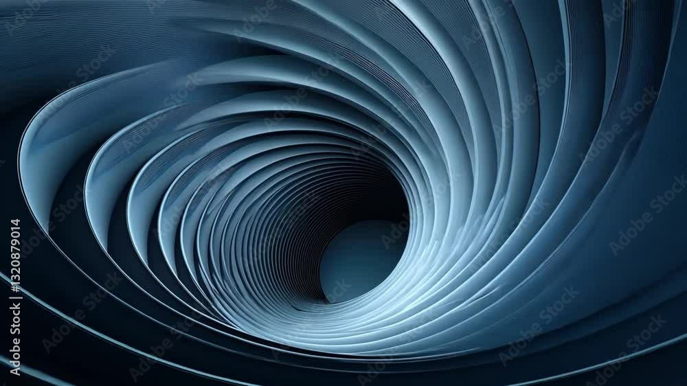 Poster mesmerizing modern abstract design with swirling blue patterns, showcasing depth and movement, evoke