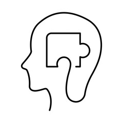 Human Puzzle Line Icon. Teamwork, Business, Planning, Strategy, Marketing, Leadership, Work Group, Meeting, Partnership Icons Editable Stroke Vector Illustration