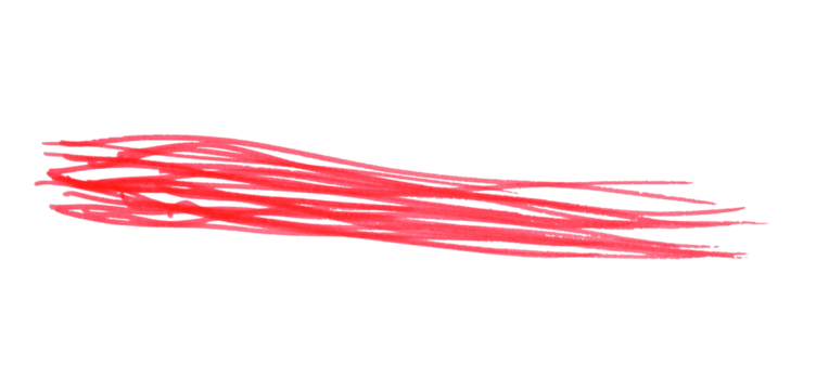 Draw a red pencil line separated on a transparent background. - Powered by Adobe