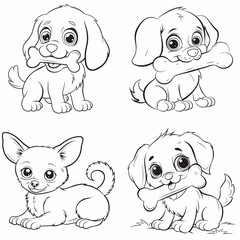 Free Printable Dog Coloring Pages for Kids and Adults
Cute Puppy Coloring Pages &ndash; Fun and Easy to Color
Realistic Dog Coloring Pages for All Ages