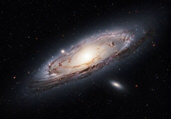 Luminous Center Spiral Galaxy