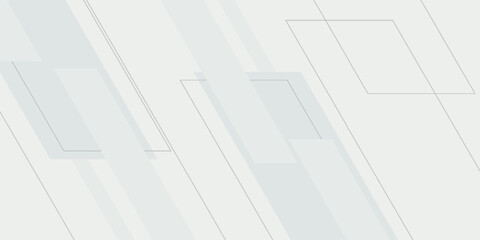White luxury background with grey shadow diagonal stripes. Light elegant dynamic abstract BG. Trendy geometric neumorphism. Universal minimal 3d sale