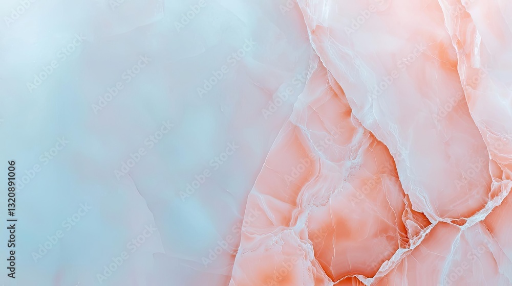 Aufkleber Minimalist graphic design abstract background concept. Elegant abstract texture with soft pastel colors creating a serene atmosphere.
