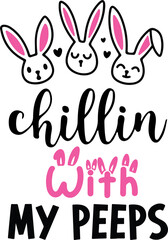 Obraz premium chillin with my peeps