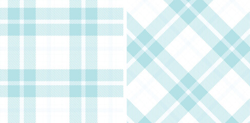 Light Pale Grey Seamless Tartan with Light White accents Fabric Design