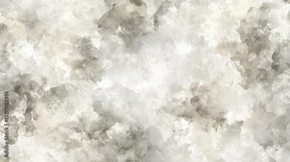 Poster digital watercolor painting abstract background idea. abstract cloud texture in soft gray and beige 