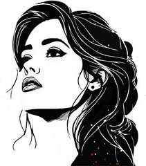 abstract illustration of woman