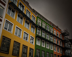 Fototapeta premium Gebäude Bunt