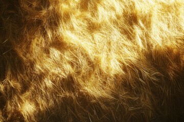 Naklejka premium Hay Bails. A Golden Field of Summer with Warm Sunset