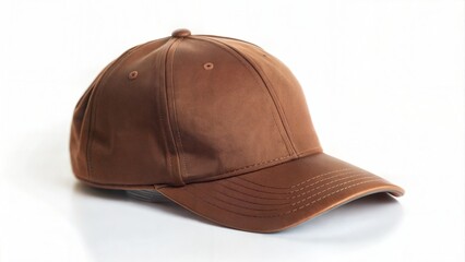 Fototapeta premium Minimalist Baseball Cap on White.