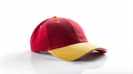 Fototapeta premium Minimalist Baseball Cap on White.