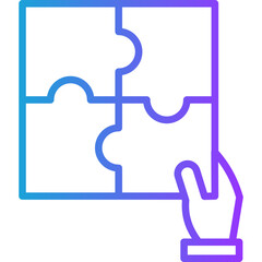 Stakeholder Engagement line gradient icon