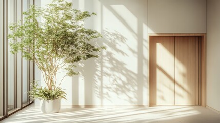 Modern Elevator doors of office or hotel hallway, Lobby interior, corridor in house with lift,Black elegant lift for passenger or cargo elevators,copy space.