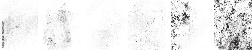 Leinwandbilder grunge urban backgrounds set.texture vector.dust overlay distress grain ,simply place illustration o
