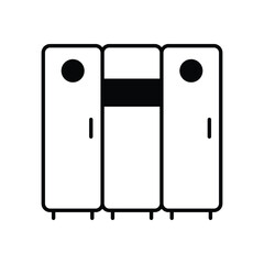 Dressing Room Vector icon