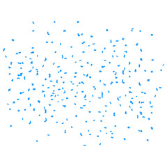 Blue Confetti Background Illustration