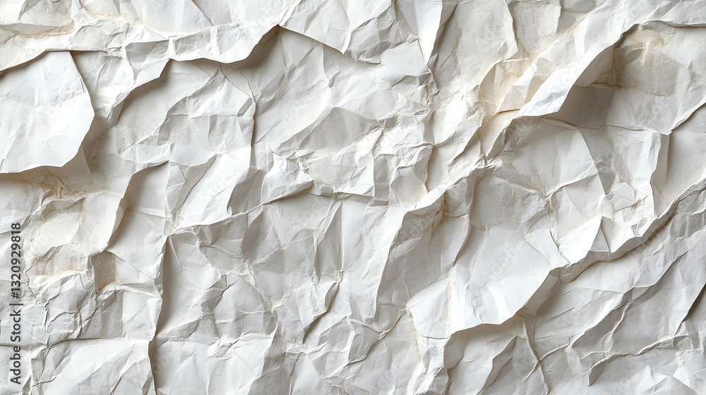 Aufkleber crumpled paper texture close-up for abstract backgrounds and creative projects