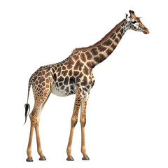 Naklejka premium giraffe isolated on white