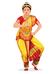 Bharatanatyam Dancer, bharatanatyam indian classical dance