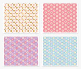 Pattern background for design. Colorful shapes seamless pattern.