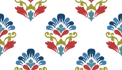 geometric ethnic vintage texture vector art design. textile fashion pattern line ikat seamless pattern and batik fabric texture asian background wallpaper geometry indian. Ethnic abstract ikat art .
