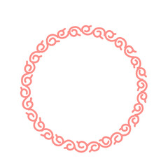 round Chinese frame corners