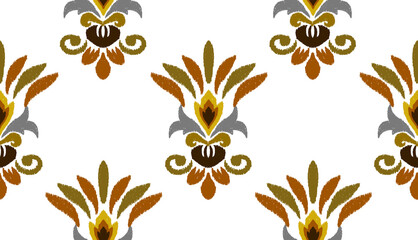 geometric ethnic vintage texture vector art design. textile fashion pattern line ikat seamless pattern and batik fabric texture asian background wallpaper geometry indian. Ethnic abstract ikat art .
