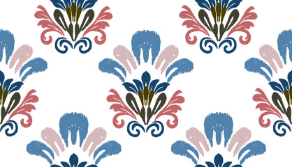 geometric ethnic vintage texture vector art design. textile fashion pattern line ikat seamless pattern and batik fabric texture asian background wallpaper geometry indian. Ethnic abstract ikat art .

