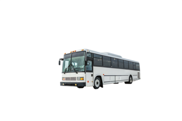 Modern City Bus – Isolated on White Background as Transparent. PNG. AI GENERATED