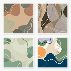 Abstract background with hand drawn doodle lines art.