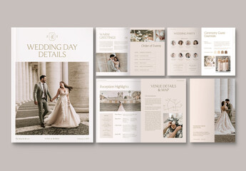 Wedding Day Guide Layout