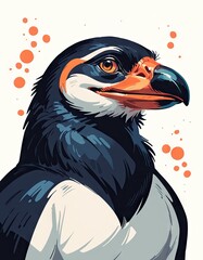 vector illustration of an eagle