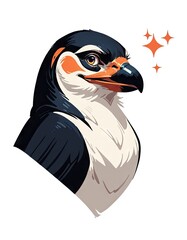 portrait of a penguin