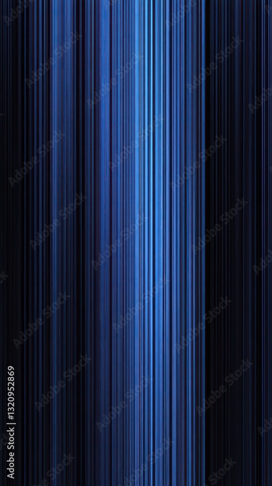Poster abstract blue vertical lines creating a soothing background pattern