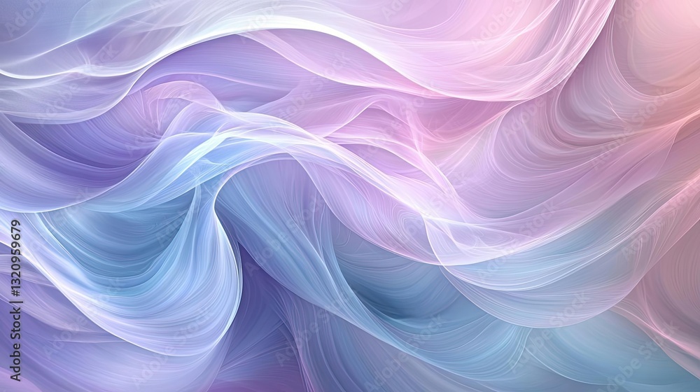 Poster pastel color illustration abstract background idea. elegant abstract flow of pastel colors creating 