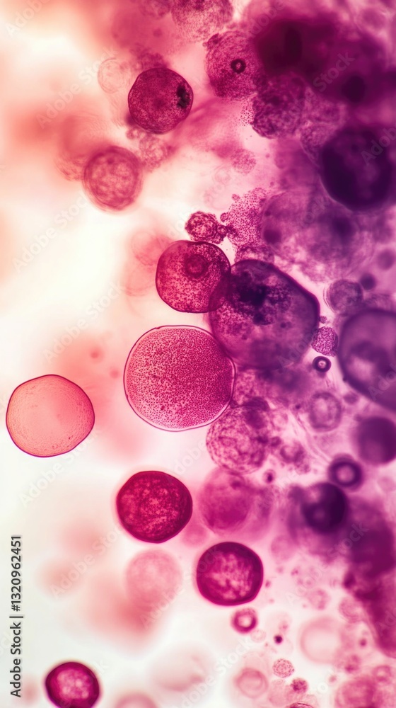 Poster image shows a group of blood cells viewed under a microscope
