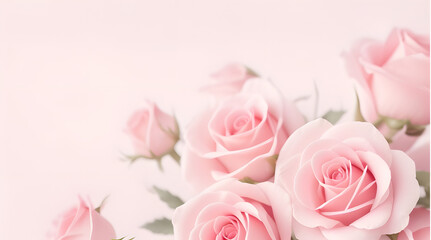 bouquet of pink roses