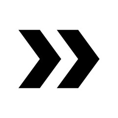 Roundabout Directional Sign 2 Chevrons isolated