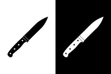 Simple Box Cutter Icon High-Quality Black and White Silhouette Vector.