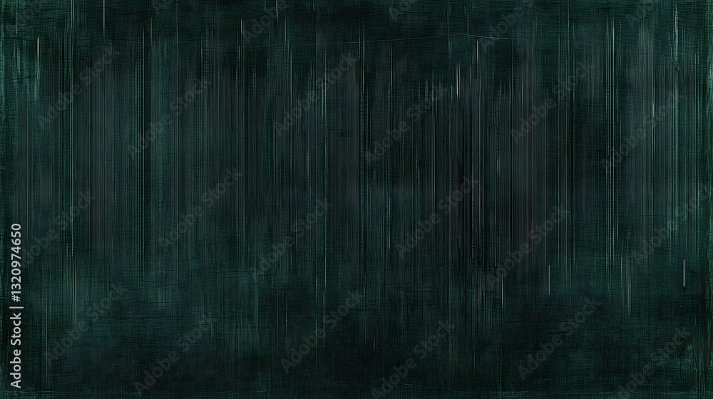 Poster dark green abstract artwork with vertical lines creating a texture
