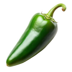 Jalapeño Pepper Isolated on White Background
