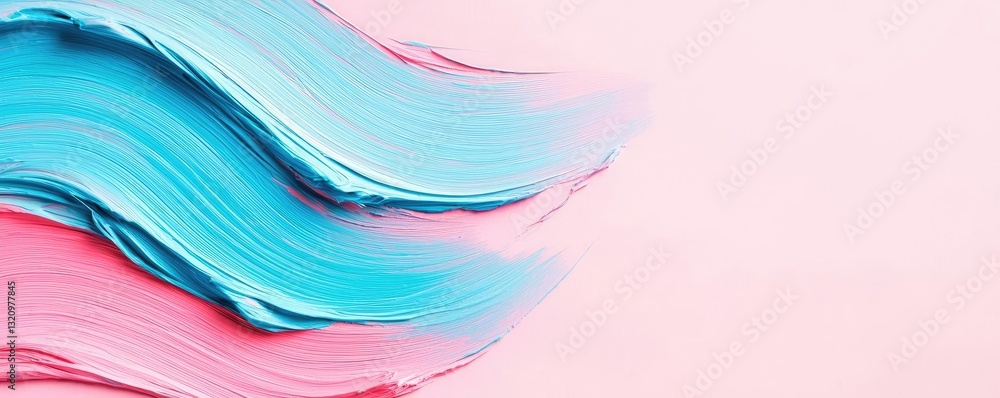 Aufkleber pastel color illustration abstract background idea. colorful paint strokes create a vibrant and crea