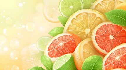 citrus fruits background