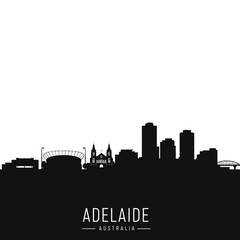 Fototapeta premium Silhouette of Adelaide - Modern Graphic Design