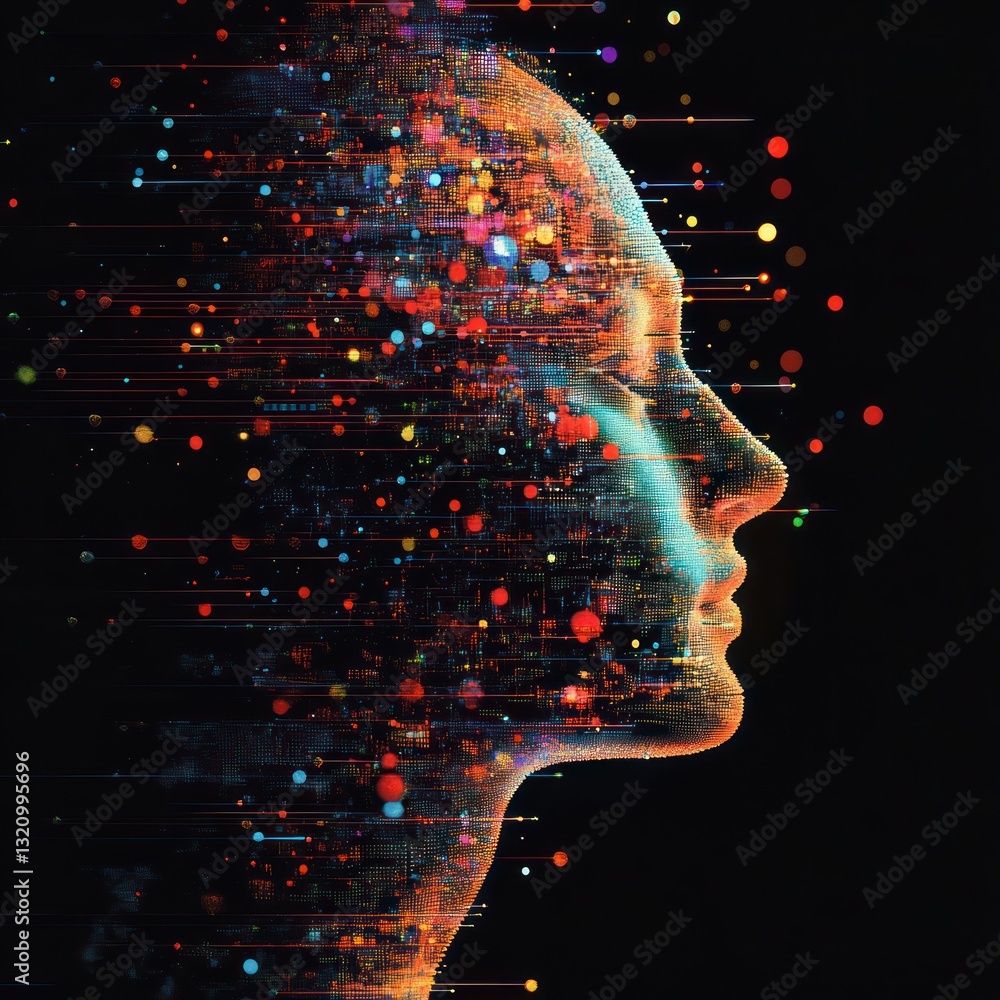 Poster big data visualization ai