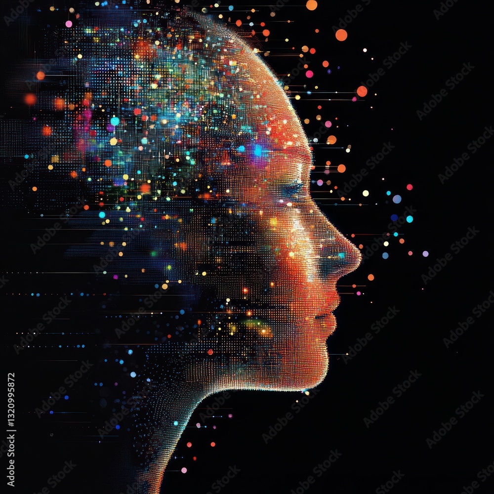 Poster big data visualization ai